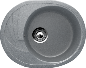 Мойка Ulgran U-403 овал. 580*470 темно-серый 309(_1_)
