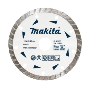 Алмазный диск сплошной Турбо по бетону/мрамору "Эконом" 125x22,23 мм MAKITA (10)