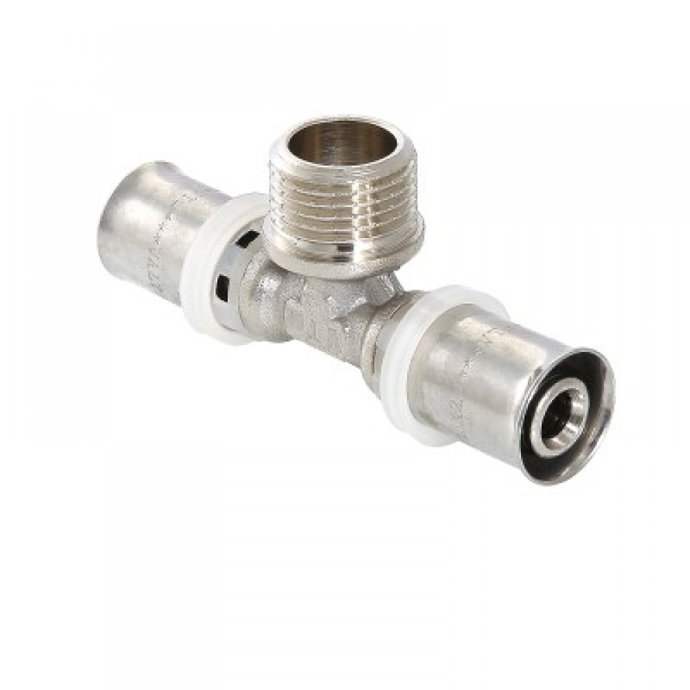 Тройник пресс с переходом на нар. р. 26х1/2"х26 (5/30)