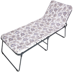 Кровать раскладная "Надин"п/ мягкая лист 10мм (шир.730) в ассортименте