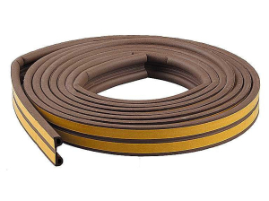 Уплотнитель, 6 м, профиль "D", коричневый  СИБРТЕХ Р (30)
