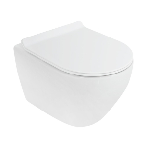 Унитаз подвесной STYLUS сиденье дюропласт, soft close, метал. крепление (_1_)