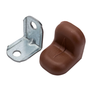 Уголок мебельный 20*20 с декор. наклад. коричневый (4шт) (20)