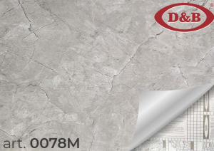 Пленка самоклеящаяся D&B 0,45*8м мрамор светлый Bruno (20) 