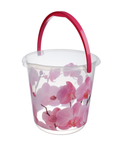 Ведро пласт. 5л ДЕКО (10) М2425