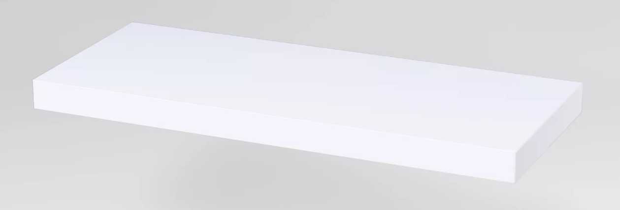 Полка настенная 90х25х3 7 белый ФОРА 1 9