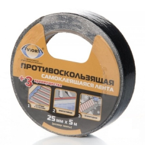Лента противоскользящая, самоклеящая 25мм*5м (36)