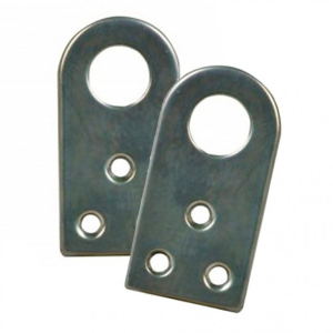 Проушина плоская 40*75 (2шт), цинк (50)