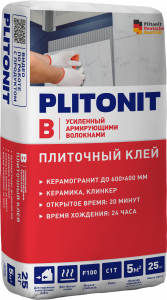 Клей плиточный PLITONIT В 25кг