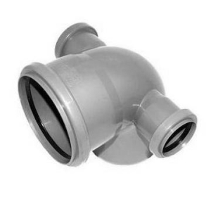 Колено 110*90 с отводами на 50 право+лево(25)