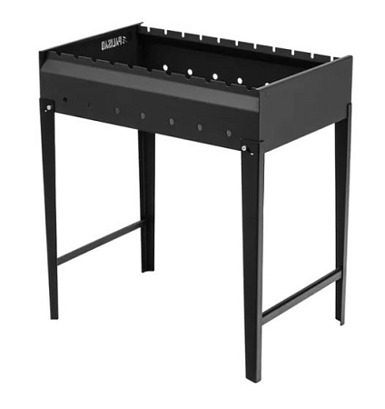 Мангал сварной, 605х375х138/640 мм, сталь 2 мм, Camping// Palisad																	