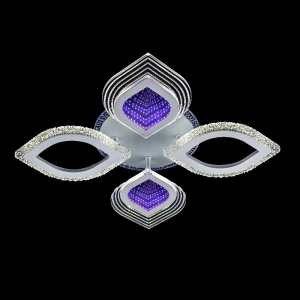 Потолочный светодиодный светильник 51256/4+1WT RBP+3D