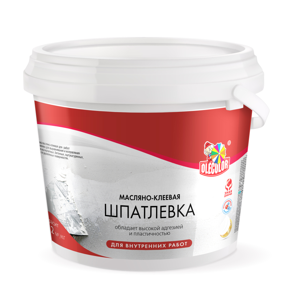 Шпатлевка масляно-клеевая 1,8кг Олеколор (8)