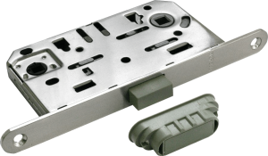 Защелка дверная магнитная Бордер, SN (мат. никель) (30)