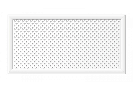 Экран для радиатора 120*60см. Готико белый(_1_)