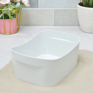 Корзина универсальная 1,6л "Poplar" 190*140*80мм Бежевый (24) 221312727/06