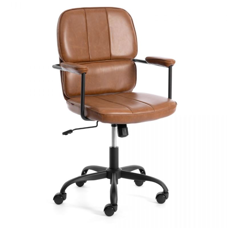 Кресло ALPHA [иск. кожа, Brown (коричневый)]																