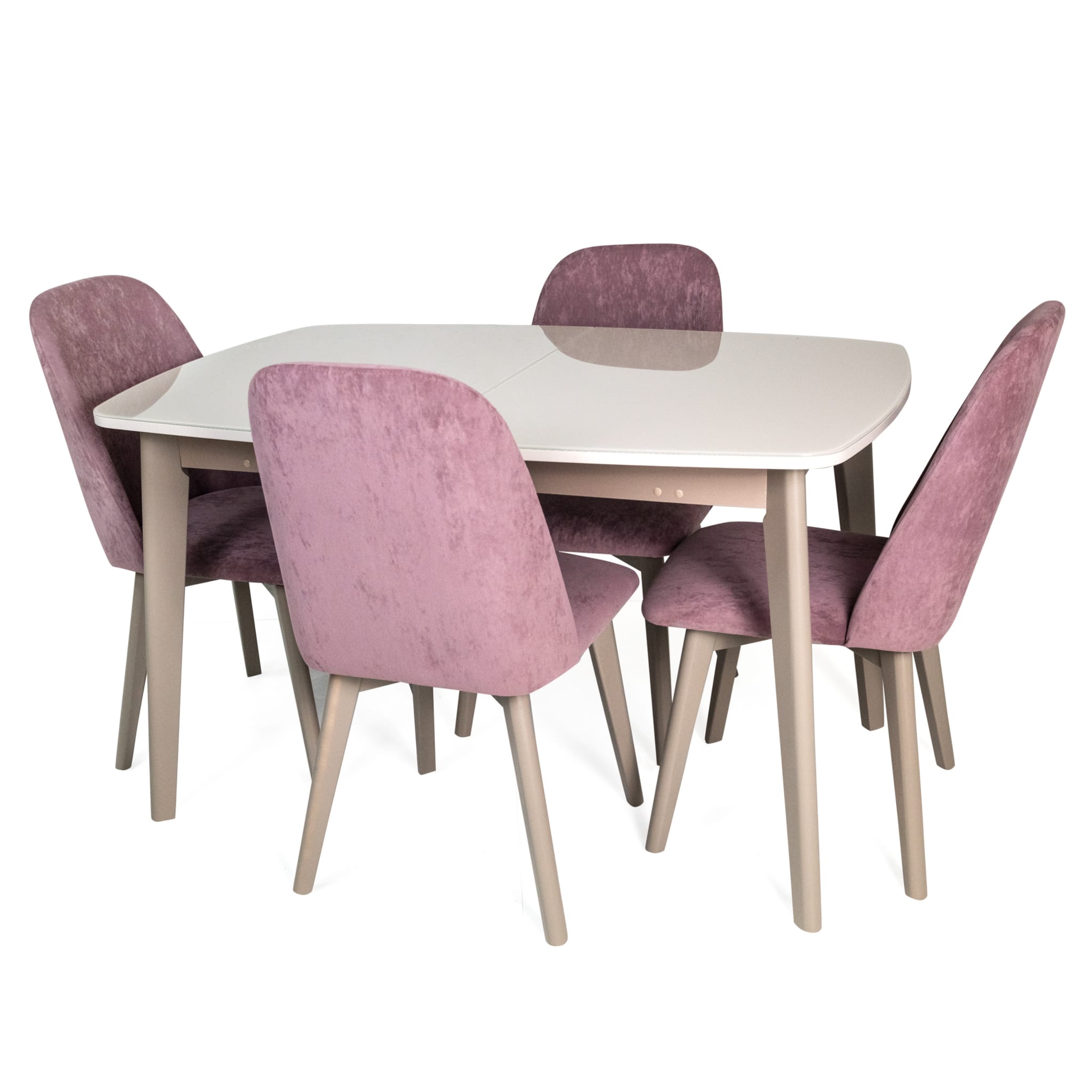 Стол Солярис-2 1250(550)840 латте, подстолье 4H-10 латте