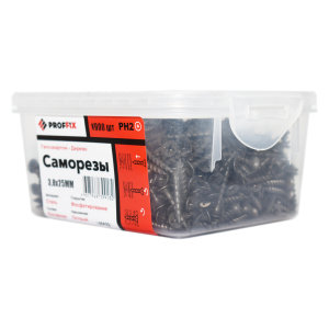 Саморез СГД 3,8х25 (TWN) (900 шт) - контейнер PROFFIX (6)