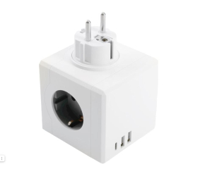 Разветвитель сетевой 3-х местный, 250В,16A, 2хUSB A+Type C, белый ADP16-33-21 STEKKER (50)