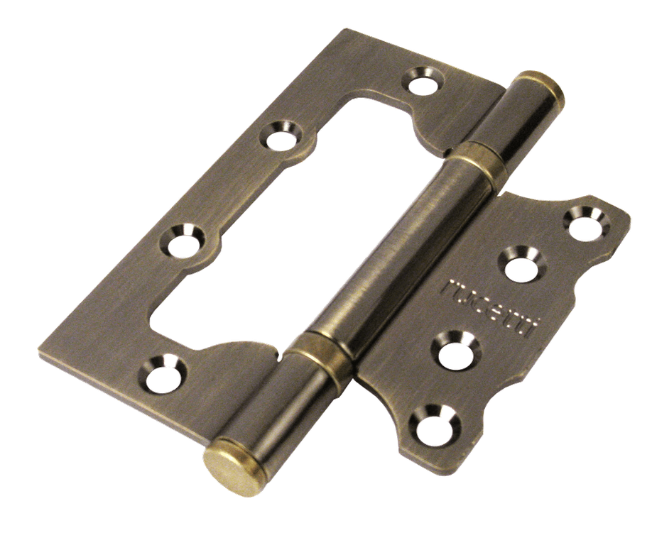 Петля без врезки 100*75*2,5, AB антик бронза (пакет - 1 шт.)