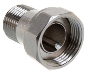 Полусгон прямой с накидной гайкой, 3/4"x1/2" (10/120)