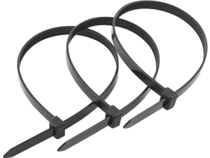 Хомут нейлон 4,8*300 черный (100шт)