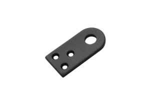 Проушина усиленная Домарт 80х40 прямая (толщ. 5 мм.) (черный) (50)