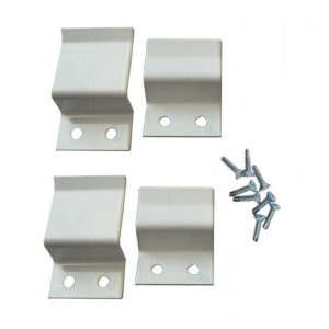 Крепление для москитной сетки метал, белое (4шт.) (50)