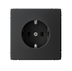 Карбон розетка ArtGallery 16А с заземл. механизм SE GAL001043 (10)