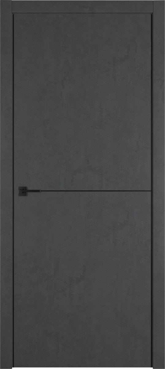 Дверь Urban 1 Jet loft Black mould 2-х BE ПГ800 (врезка под замок)