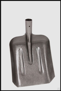 Лопата совковая песочная закругленная БРОНЯ (рельсовая сталь) NEW б/ч (12)