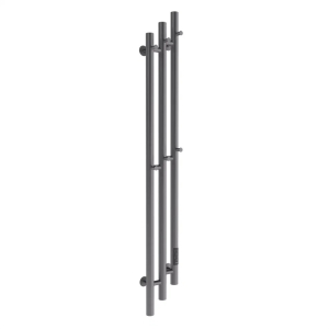 Полотенцесушитель элект. Inaro Cascade P120*6*12 скрытый монтаж,таймер, Графит(_1_)