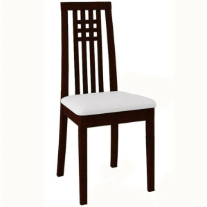 Стул Ла Скала венге/белый кожзам