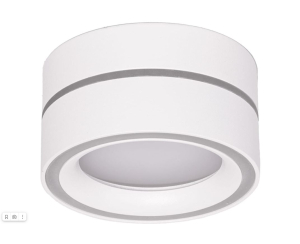 Светильник потолочный 12W, 230V, GX53, белый, HL455 Feron (50)