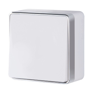 Выключатель Белый Открытой установки 1 клав Проходной Gallant W5012001 (10)