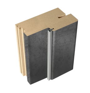 Коробка комплект (2,5шт) Темно-серый Муар 80х38х2100мм (2 петли+отв планка)