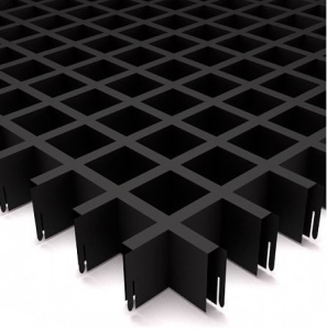 Рейка Grigliato "папа" 50x50 h50 b10 A911RUS06 черный L=0.60 (алюм.) . Арт.(1367-25088)