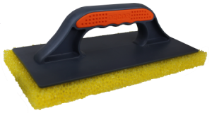 Терка DЕCOR, 2К, 280х140 мм, крупнопористый бежевый поролон (5шт/уп)