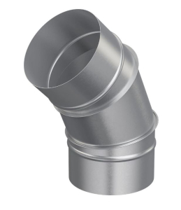 Отвод OTG D125 45° оцинк.сталь ERA PRO (17)