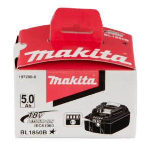 Аккумулятор MAKITA BL1850B 632G59-7 (18B, 5Ач, инд.заряда)