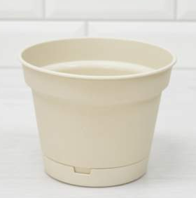 Кашпо "Mint" D150мм 1,2л с/п Светло-бежевый (36) 221611925/01