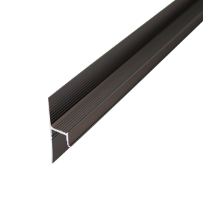 Плинтус потайной 50х15мм анод. черный матовое 2,5м (10)