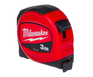 Рулетка SLIMLINE 3м (ширина полотна 16мм) MILWAUKEE
