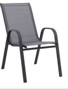 Кресло Nolita садовое 56х68х93см, сталь текстилен 2х1, макс 120кг