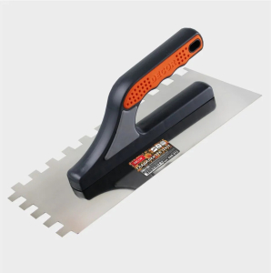 Гладилка DЕCOR, 3К, 280х130 мм, Нерж. зуб 12х12 мм; 0,7 мм(11/44)