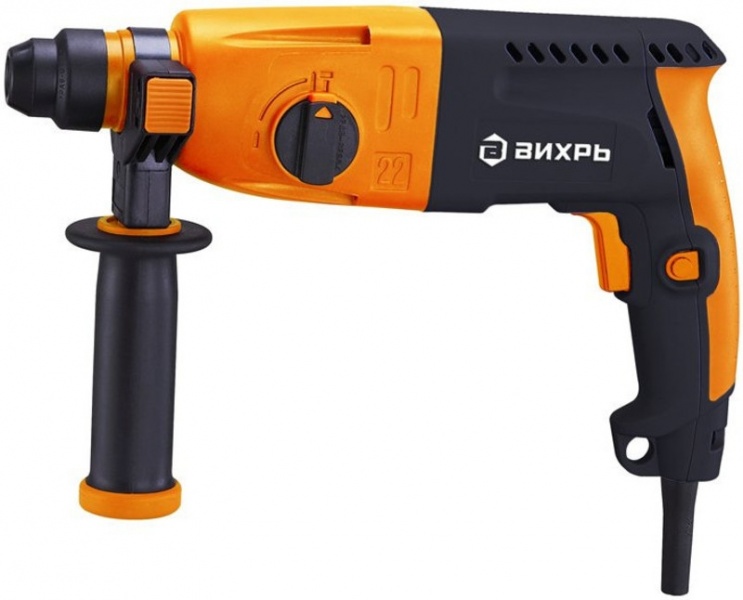 Перфоратор П-650к Вихрь 650 Вт, SDS-plus. 2- х реж., 2.6 Дж, 24 мм, кейс