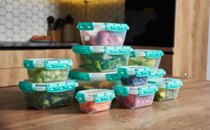 Контейнер д/СВЧ 0,38л прямоуг. герметич. (45)