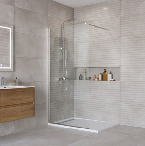 Душевая перегородка с односторонним входом 900x1950 мм (_1_)