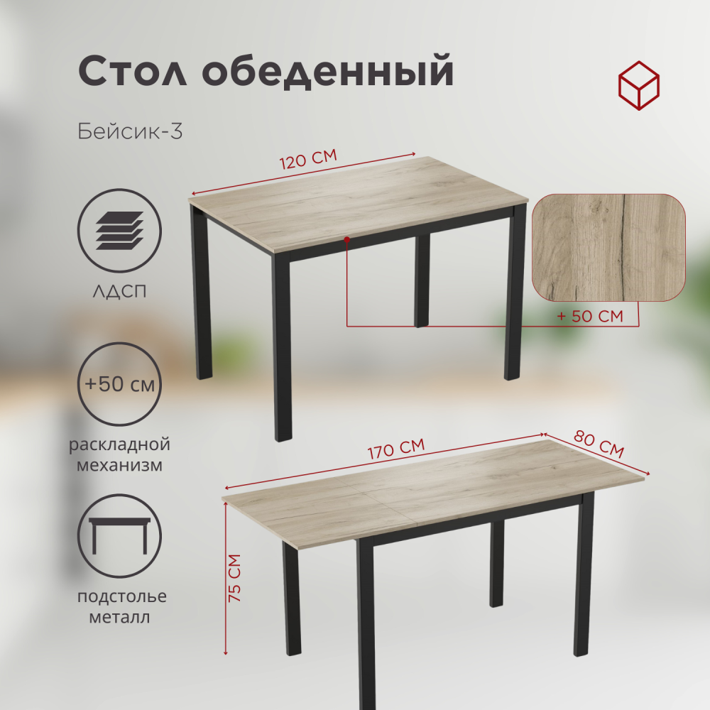 стол + 4 стула (8)